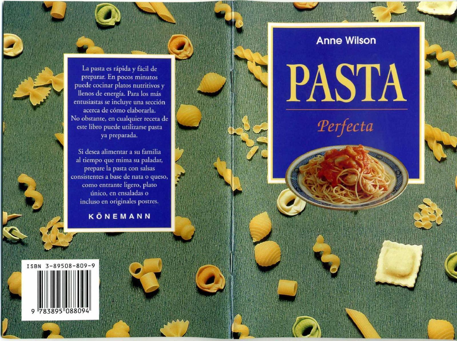 Portada de Pasta perfecta